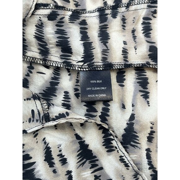 Reformation Silk Cami Women’s Sz Sm Sleeveless Animal Print V-neck Flowy - Picture 4 of 7